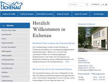 Tablet Screenshot of eichenau.org